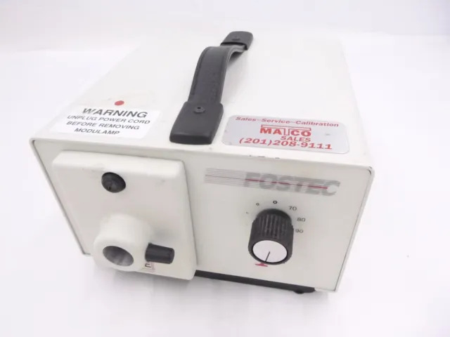 Schott Fostec 20500 Flex Light Source Illuminator Modulamp W/ Power Cord / Used