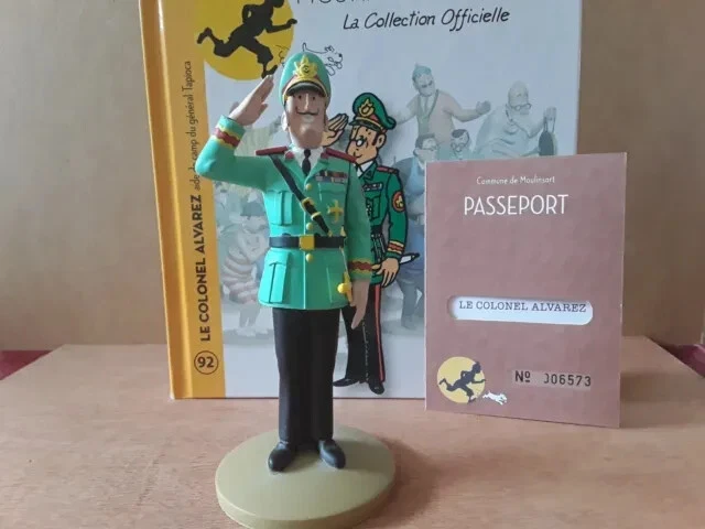 Figurine Tintin Collection officielle no 42 - le général Alcazar - Collection