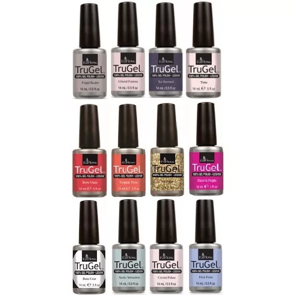 Vernis gel EzFlow Trugel - CHOISISSEZ N'IMPORTE QUELLE COULEUR - couleurs N-R - 14 ml / 0,5 oz chacun