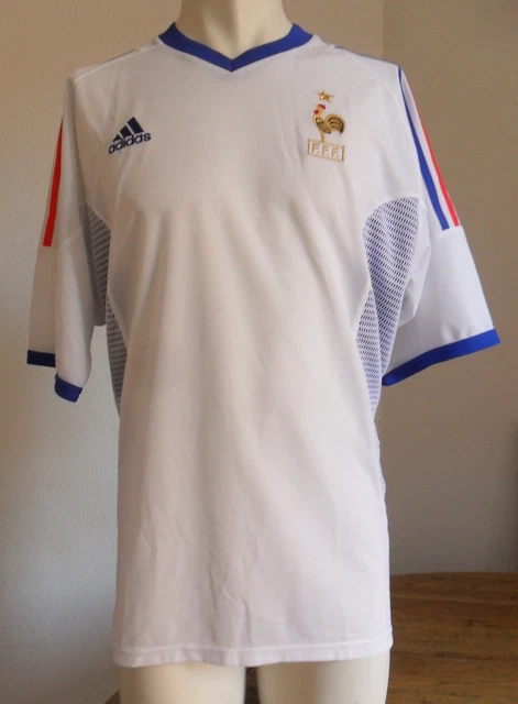 Maillot équipe de France vintage extérieur N°10 ZIDANE 2002-2003
