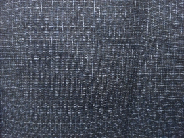 6587223: Japanese Kimono / Antique Mens Ensemble Kimono / Doro Oshima Tsumugi