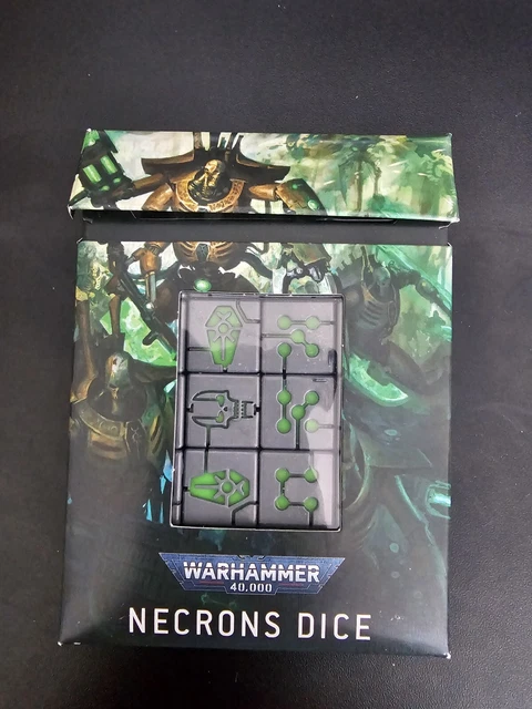 Necrons Dice Pack For Warhammer 40K - 20 X 16mm Dice, Official