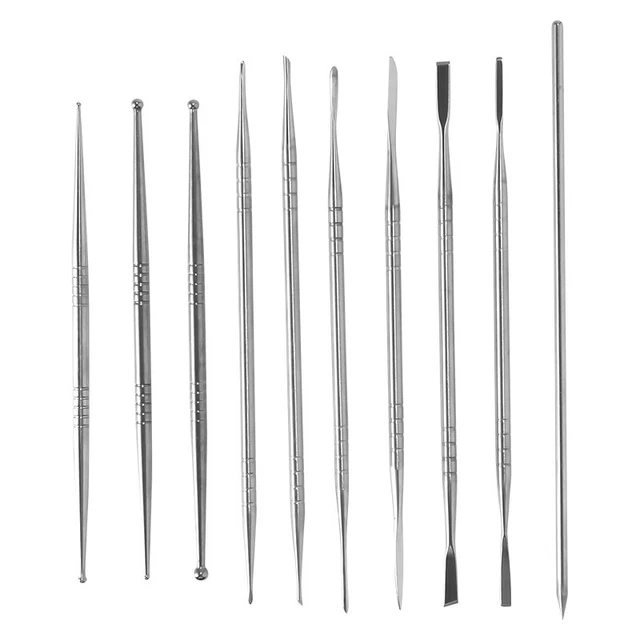 10 ud. acero inoxidable arcilla escultura grabado herramientas para modelar talla T3K6
