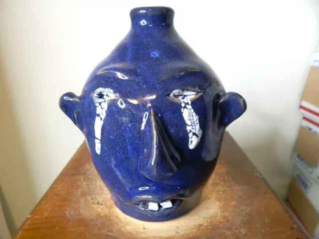wayne hewell face jug 8''x 5'' wayne hewell face jug 8''x 5''