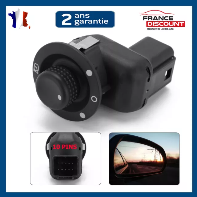 BOUTON DE REGLAGE RETRO prévu pour CLIO 3 LAGUNA SCENIC 2 8200676533 8200109014