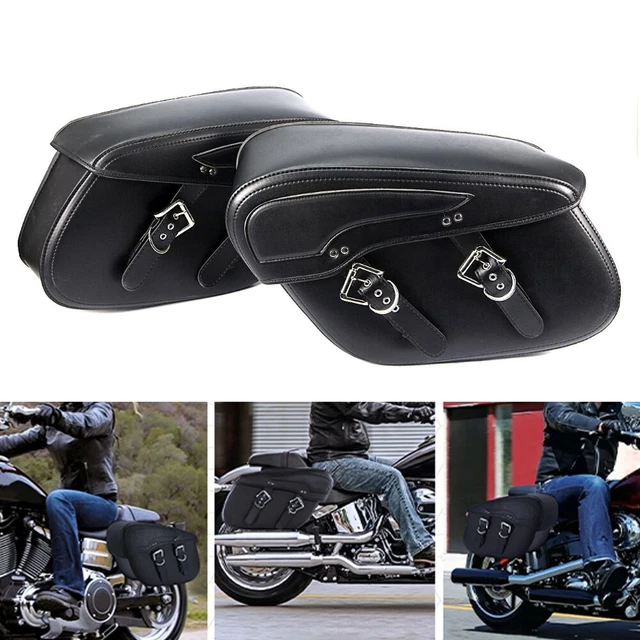 SIDE SADDLE BAGS Luggage For Kawasaki Vulcan 750 800 900 1500 1600 1700