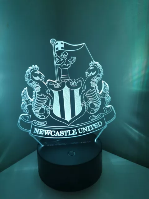 Newcastle United LED Nachtlicht Lampe Geburtstagsgeschenk, Barlicht, Kinder