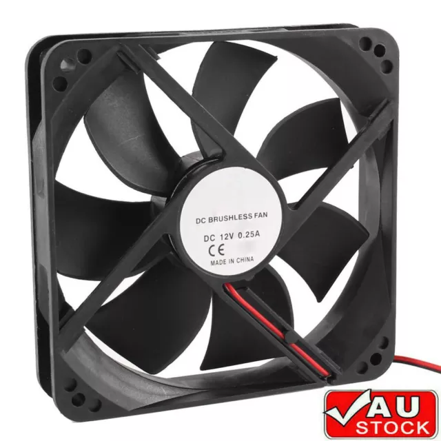 DC 12V 2-Pin Brushless Cooling Cooler Centrifugal Blower Fan 120mm 120x25mm