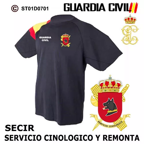 Camisetas Tecnicas: Guardia Civil - Secir Servicio Cinologico Y Remonta M1