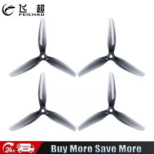 2Pairs HQ Ethix S5 Prop 5X4X3 5040 5inch 3-Blade Propeller CW & CCW For RC Drone