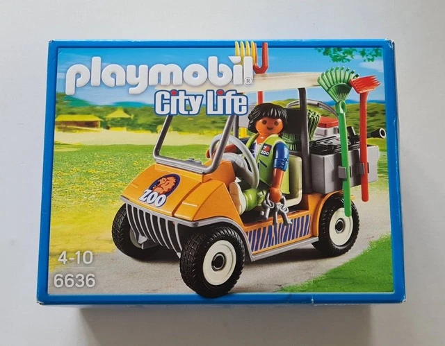 Lot Playmobil 3 Gardiens De Zoo + 1 Enfant - Occasion