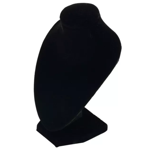 Schwarzer Mannequin Halskette Schmuck Anhänger Display Standhalter Show 70