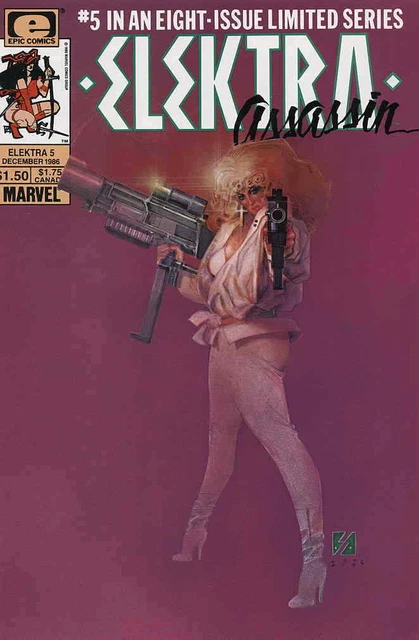 Elektra Assassin #5 Epic/Marvel Comics December Dec 1986 (VF)