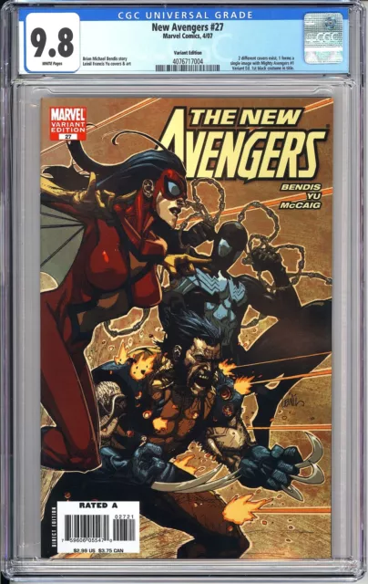 New Avengers 27 CGC 9.8 2007 4076717004 1st New Ronin as Hawkeye Yu Variant
