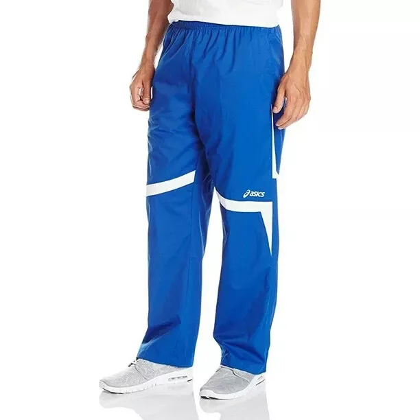ASICS Uomo Surge Riscaldamento Pantaloni - Reale / Bianco, Medio