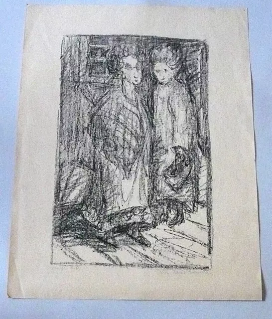 Wilhelm Heise  Phantastischer Expressionismus  1897-1944 Signierte Lithographie