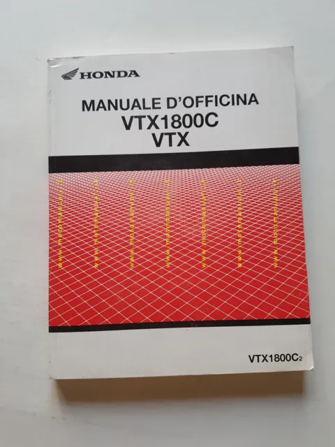 HONDA VTX 1800 C 2001 manuale officina ITALIANO originale