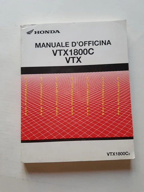HONDA VTX 1800 C 2001 manuale officina ITALIANO originale