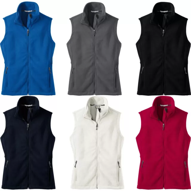 Ladies Plus Size Polar Fleece Vest With Pockets Warm Womens XL, 2XL, 3XL,  4XL