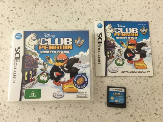 DISNEY CLUB PENGUIN Herberts Revenge (Nintendo DS) Complete With Manual -  Tested $7.99 - PicClick AU