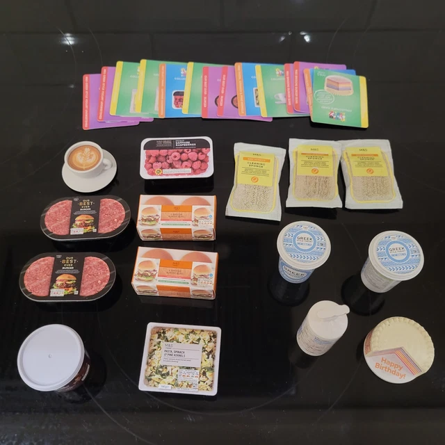 MARKS AND SPENCER M&S Little Shop Mini Brands x 15 Toy Play Food £7.99