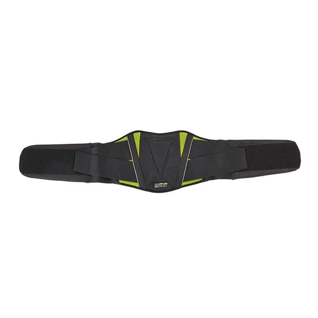 Cintura renale GMS Racing - nero-giallo fluo 2XL
