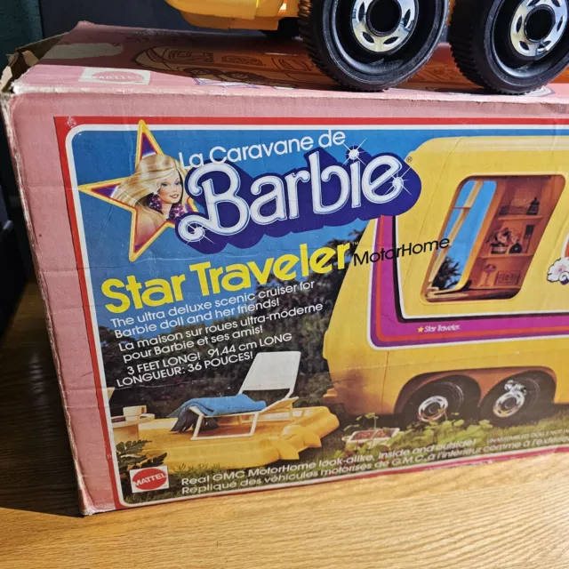 Vintage Barbie Star Traveler Motorhome - 1976 - Camper Bus W/ Box & Accessories 2