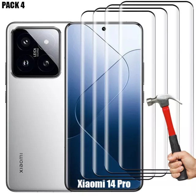 Verre Trempé pour Xiaomi 12 13 Pro 13T 14 Pro - Film Ecran 9H Intégral Lot-4