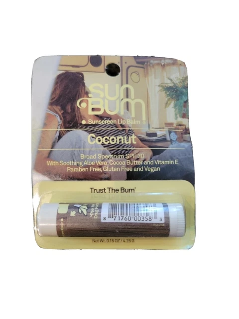 Bálsamo labial Sun Bum Coco - 30 SPF cuidado de belleza para tu protección personal VENCIMIENTO 03/25