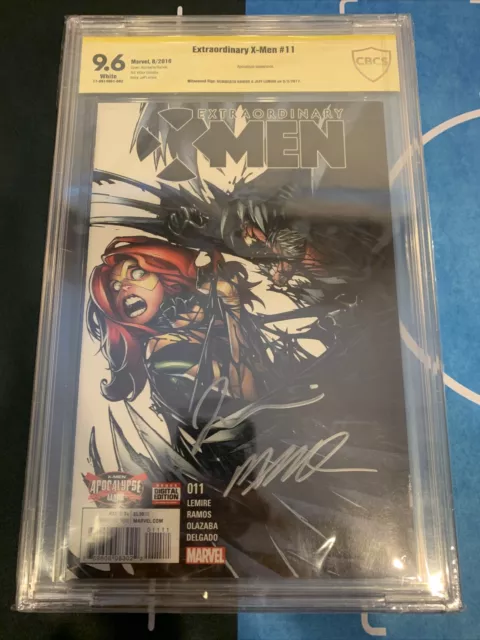 EXTRAORDINARY X-Men #11 CBCS 9.6 SS Ramos Lemire not CGC Venom Wolverine