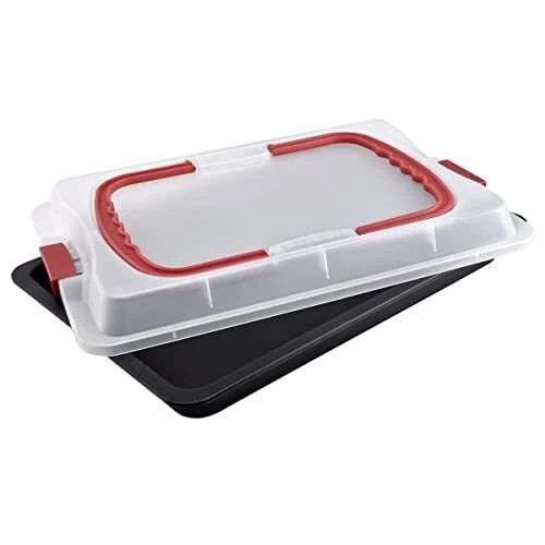 Dr Oetker 1012 Plaque de cuisson avec couvercle Plaque de cuisson Boite trans...