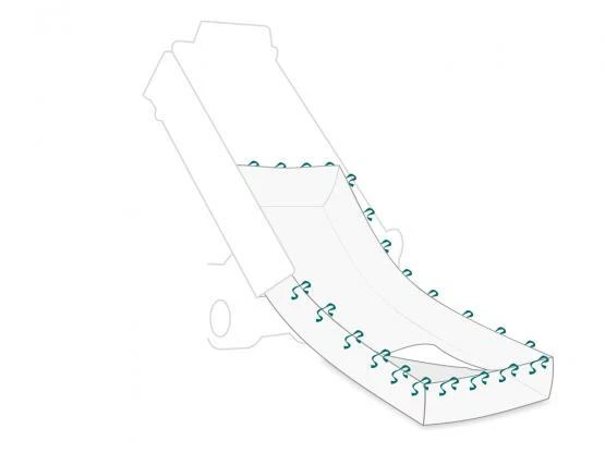 Asup Containerbag 650x 240 x 160 cm, beschichtet, für Abroller