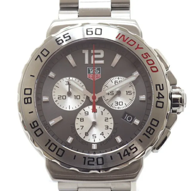 TAG Heuer Men's Watch Formula 1 Chronograph Indy 500 CAU1113. BA0858 Gray Dial
