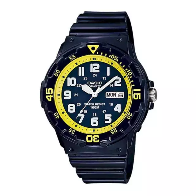 Orologio Uomo CASIO MRW-200HC-2BVDF Silicone Blu Sub 100mt