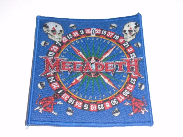 Megadeth Capitol Punishment Woven Patch