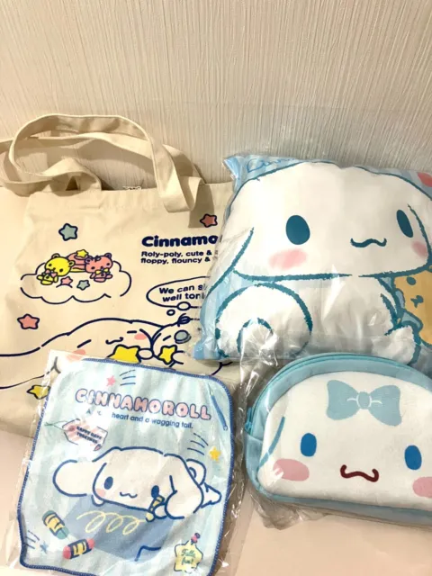 Sanrio  Cinnamoroll Tote bag Pouch Mini hand towel Cushion  Japan