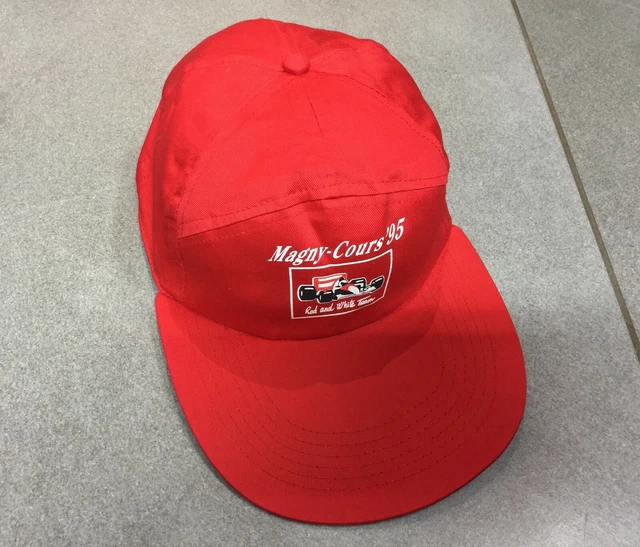 Casquette Cap Formula 1 Formule 1 Grand Prix Magny-Cours 95 Red And White Team