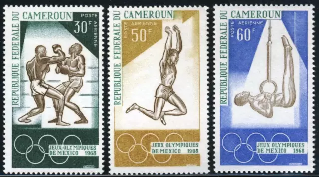 Kamerun Cameroon A 118/20 1968 Im Folder Von Mexiko Ringen Olympische, Sport L