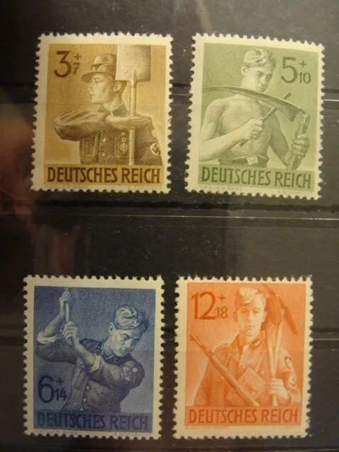Deutsches Reich 1943, Arbeitsdienst, Michel Nr. 850/853**