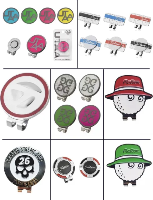 Magnetic Golf Ball Marker and Cap Clip- Various Styles