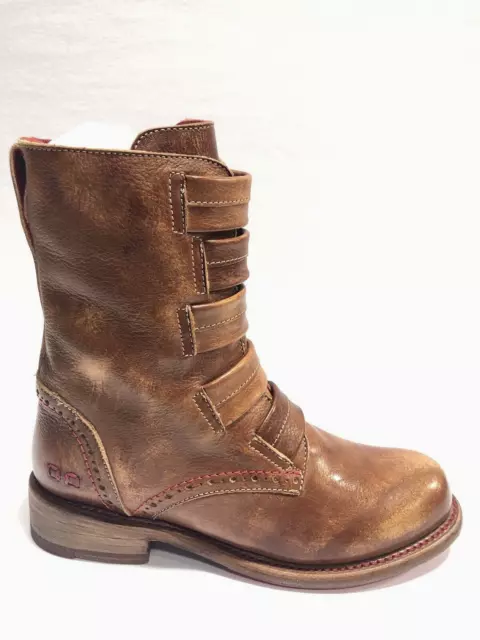 Bed Stu Women’s Catty, Tan Driftwood Leather Boots, Size 6.5M