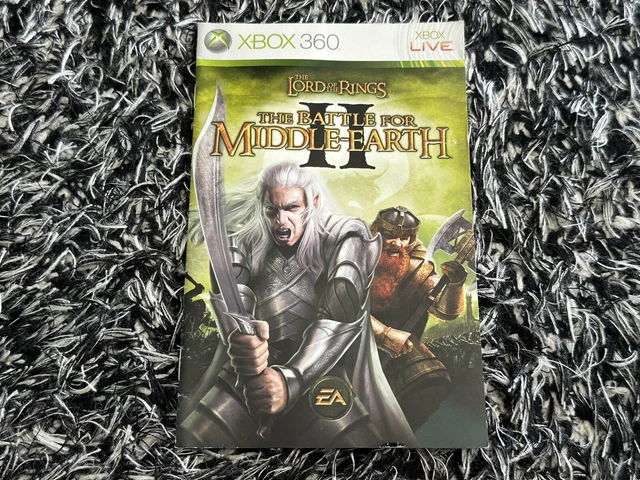Lord Of The Rings Battle For Middle Earth 2 - Microsoft Xbox 360 - Manual only