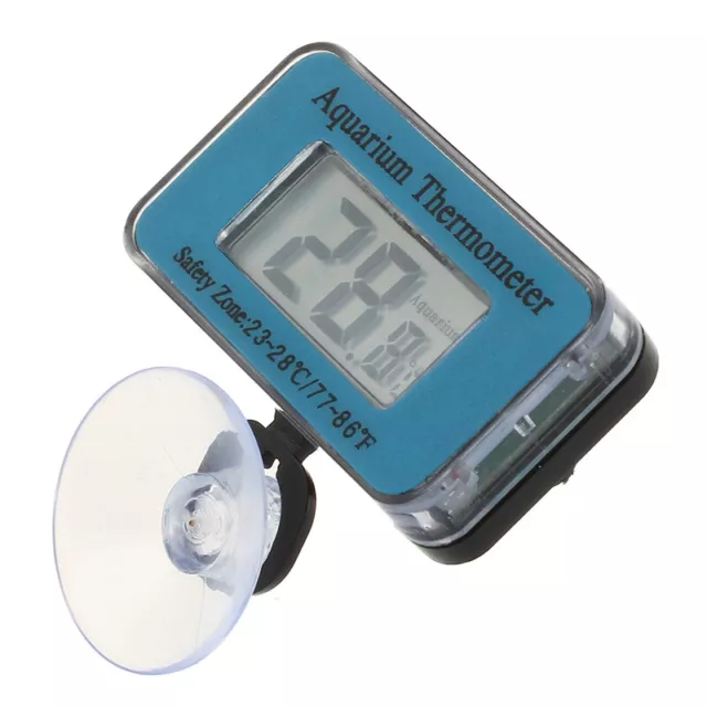 Tauchfaehig Wasserfest Digital LCD Thermometer fuer Fischglas Aquarium Y7Q1G