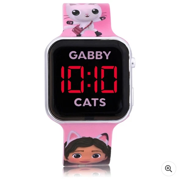 Coffret Cadeau Gabby's Dollhouse - Montre Digitale + Journal Secret + Stylo Et Tampon - Pour Petites Filles