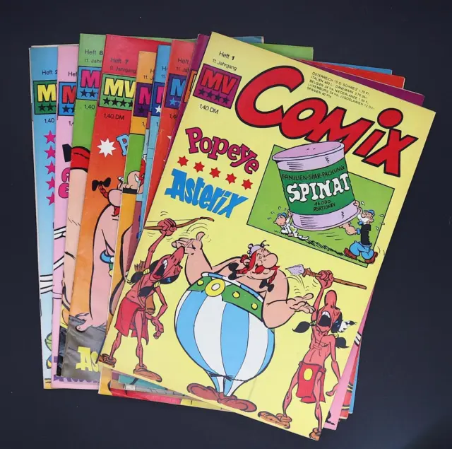 Auswahl: Mickyvision Comic Heft MV Comix 1976 ab Nr. 1 Ehapa Verlag Top-Zustand