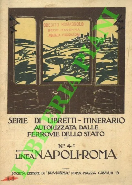 Ferrovie dello Stato - Linea Napoli - Roma. (Libretto - Itinerario n° 4)