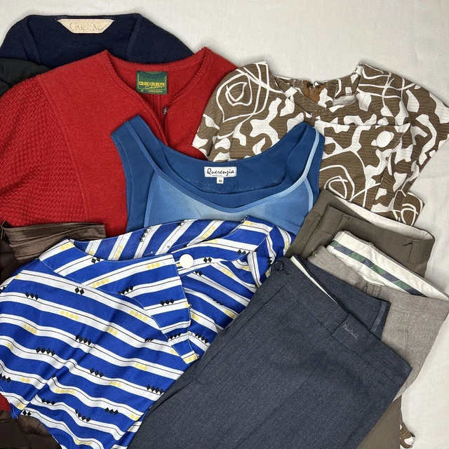 Job Lot of 10 Wholesale VINTAGE Mixed Bundle Ladies Mens Clothes Pierre Cardin
