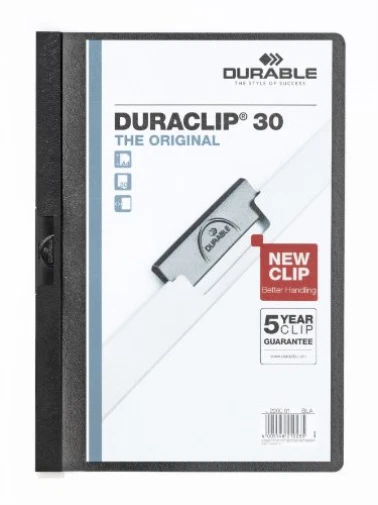 DURABLE-Klemm-Mappe DURACLIP schwarz ACC NEW