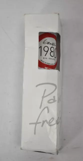 Tubo de pintura Gamblin 1980 color óleo rojo cadmio mediano 150 ml genuino fabricante de equipos originales