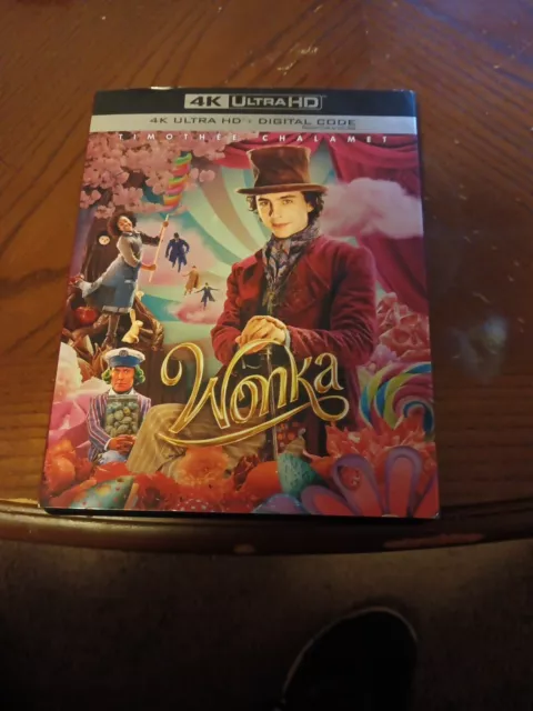 Wonka 4K ULTRA HD  LIKE NEW W/Slipcover